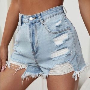 Shein denim shorts